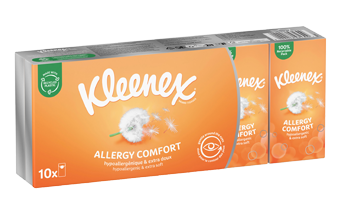 Kleenex® Allergy Comfort™ Taschentücher im Päckchenformat