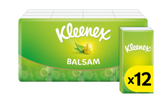 Kleenex Balsam 12 Pack Hanks