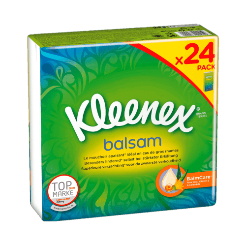 Kleenex<sup>®</sup> Balsam Taschentücher